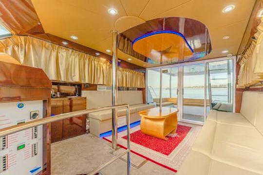 Charter Luxury 50 feet Yacht for 15 guests in Dubai