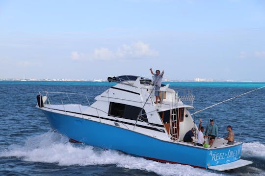 Excursion de pêche Bertram 35 pieds à Cancún, Quintana Roo