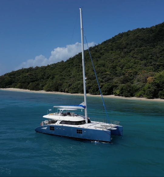 Catamaran à voile Sunreef de luxe de 70 pieds