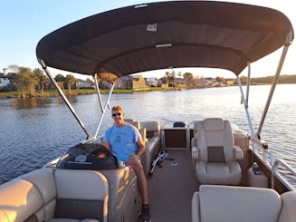 Passeios de barco Suntracker Party Barge Lake Tarpon Pontoon.