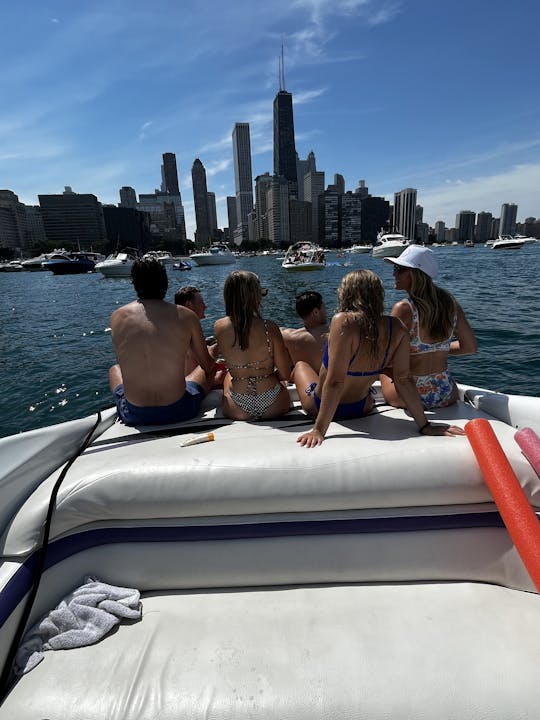 Private Tours on 27' Baja Boss Speedboat in Chicago with Captain Bob