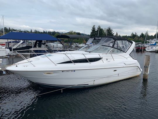 Bayliner de 32 pies: barco perfecto para el verano en Seattle, con capacidad para 10 personas