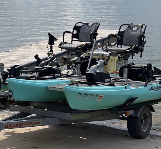O melhor aluguel diurno ou noturno da Tri-Cat para pesca e lazer