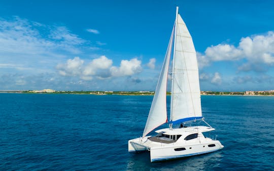 44' Leopard Catamaran All-Inclusive Charter in Riviera Maya