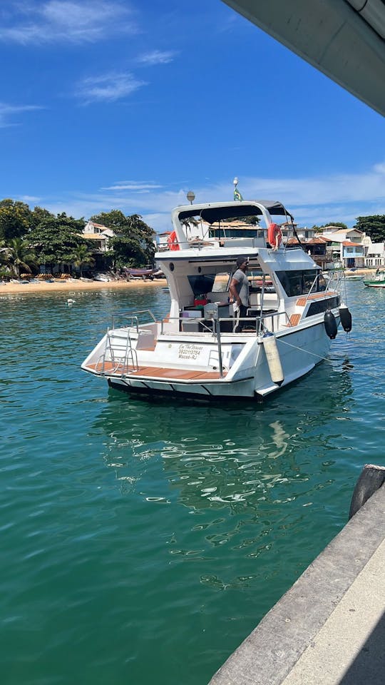 32ft Cacau Cobra Capri Motor Yacht rental in Buzios, Rio de Janeiro, Brazil