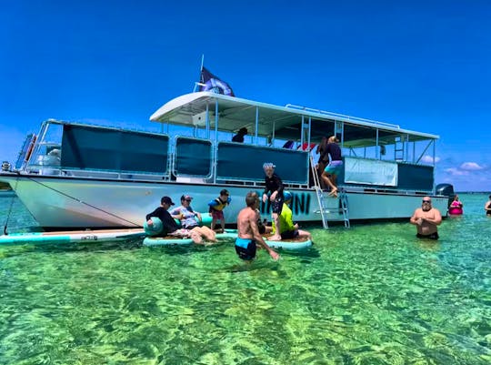 PRIVATE CRAB ISLAND CHARTER WITH BATHROOM UP TO 49 PASSENGERS