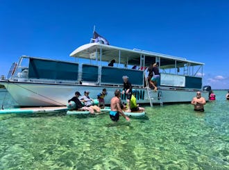 PRIVATE CRAB ISLAND CHARTER WITH BATHROOM UP TO 49 PASSENGERS