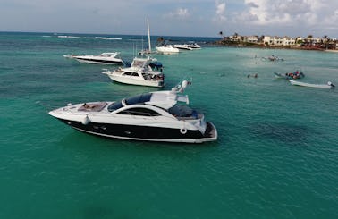 Sunseeker 50 Cancun Playa del Carmen to Isla Mujeres and Isla Blanca #GMBSS50PF