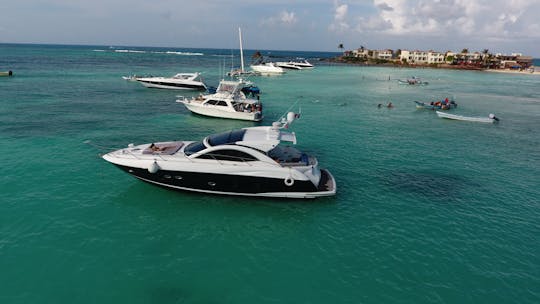Sunseeker 50 #GMBSS50PF Cancún Playa del Carmen à Isla Mujeres et Isla Blanca