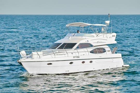 1 Hour FREE JETSKI | Premium 55ft Private Dubai Yacht For 18 People