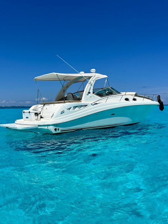 37 PIES - SEA RAY SUNDANCER - SS - HASTA 12 PERSONAS EN CANCÚN, MÉXICO 