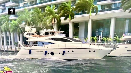 62'  AICON  Luxury boat in Miami, Florida! 🛥