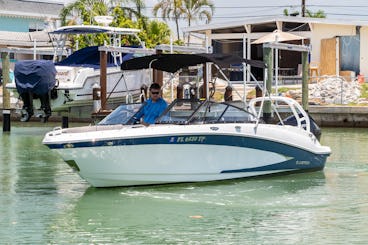 Glastron GX 210 Deck Boat Rental in Naples, FL 