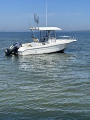 Um dia de barco perfeito para cruzar, nadar e simplesmente RELAXAR! COMBUSTÍVEL INCLUÍDO!