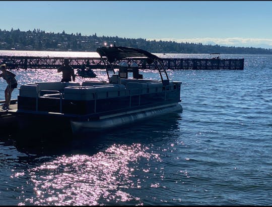 Godfrey Pontoon Aquapatio de 30 pés - O maior pontão do lago!!