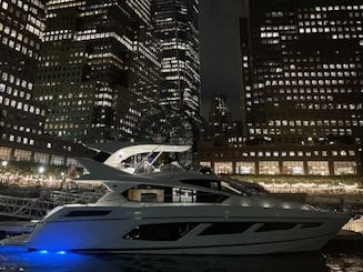 70 foot Sunseeker Manhattan Yacht in NYC