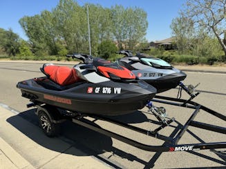 New Jet Skis for rent In Sacramento - Sea Doo 170 Pair of two