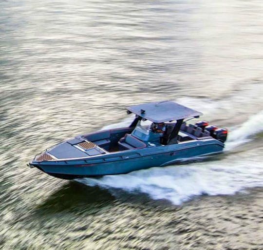 Luxury boat 39ft 3 motors for island hopping islas del rosario