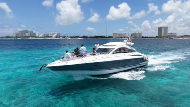 Enjoy Cancun in 55ft Sunseeker Luxury Yacht