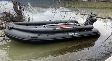 Barco a jato inflável de 470 (15,4 pés) e motor de popa a jato de 50/35 HP