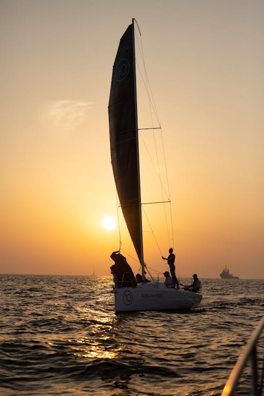 Unique Sailing Experience || 4 Sailing Yachts || Real Big Black Sails