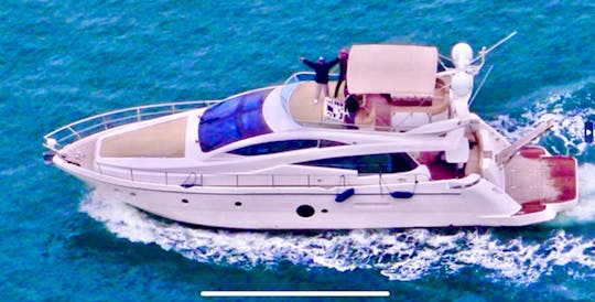 AICON 60' Luxury Yacht Experience in Miami, Italian Style!!