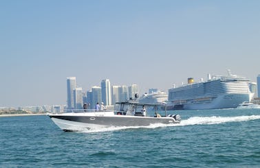 45ft New 2023 Yacht with  Free Fishing in Dubai Marina