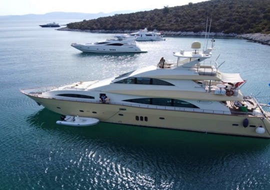 Sail to Bodrum’s secluded beaches and stunning views with our 32 meter lady