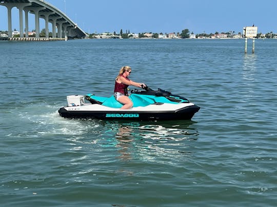 DOLPHIN TOUR CLEARWATER JETSKI 3 PASSAGERS HONEYMOON ISLAND BLUETOOTH FAST SKI