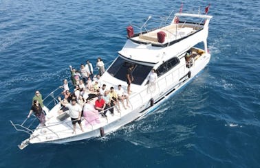 25 People Motor Yacht Ready for your Special Events in Istanbul