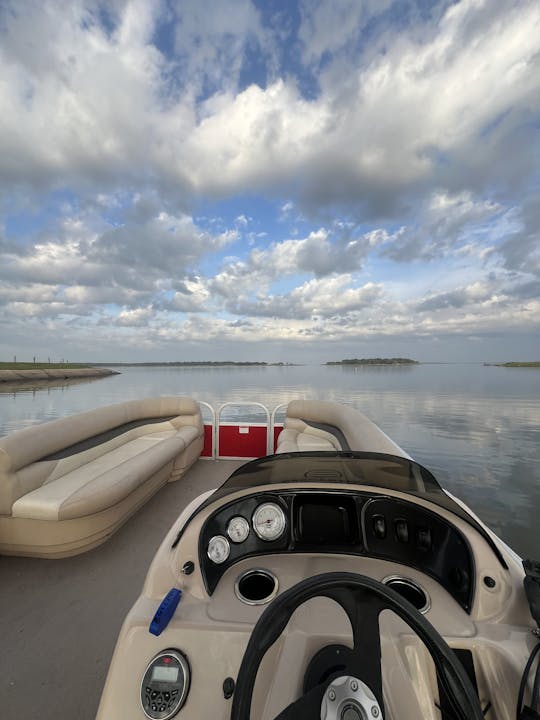 Barge de fête avec ponton de 18 pieds 