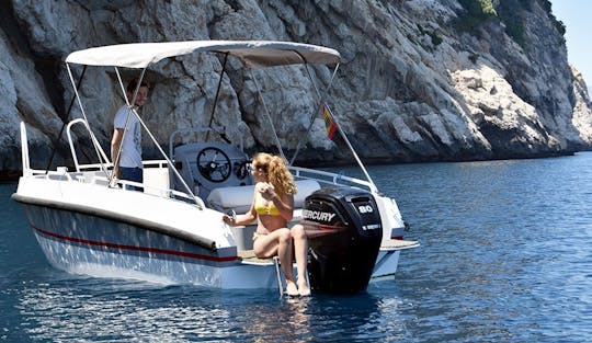 Gasparet Alu 80hp Boat Rental Altea, Spain