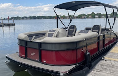 Have fun on the lake with family or friends on this beautiful 2022 Tritoon!
