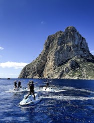 Visita guiada en moto acuática a ES VEDRA - Duración 1 h 30 min