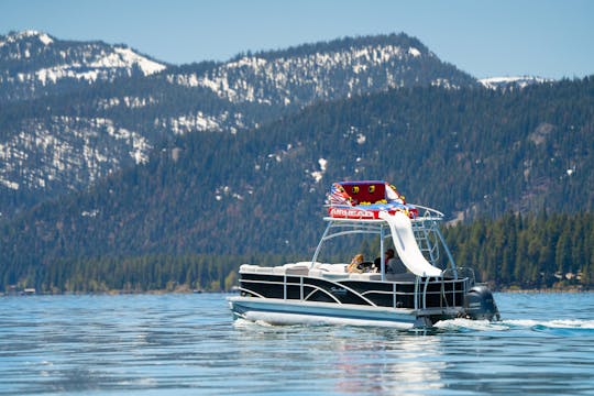 Pontoon with slide in Tahoe Vista, California - 8 Hours