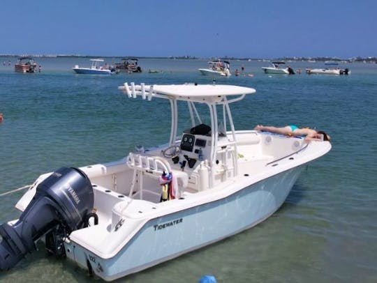 23ft Tidewater. Perfect for a Beautiful Day at the Sandbar!