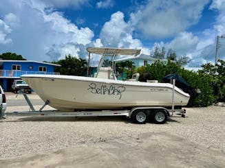 24' Cobia Center Console with strong Mercury 250 V8 engine