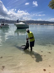 Aventura privada de pesca em alto mar com bar aberto e muito mais