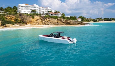 SCHAEFER V33 Luxury speedboat 34ft charter from and to Saint Barthélemy 