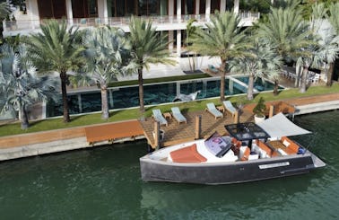 Discover Fjord 40 foot Elegance: Yacht Rental in Enchanting Miami Beach