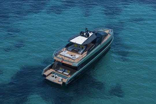 85 pés Wally WHY 150 — Aluguer de iates de luxo moderno em Miami