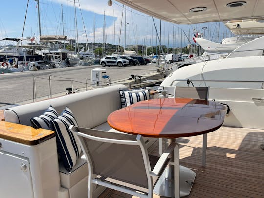 San Lorenzo 62ft Power Mega Yacht Rental in Cote d'Azur, France 