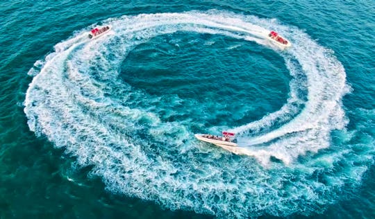 DUBAI MARINA: 100 mins "The Blast Ride" Speed Boats Sight-Seeing Tour 
