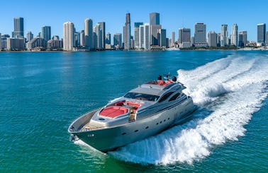 #1 Celebrity Yacht 90FT Pershing Ultimate Luxury!