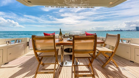 Enjoy a 70ft Luxury Azimut Yacht with Friends or Family in Miami Beach!