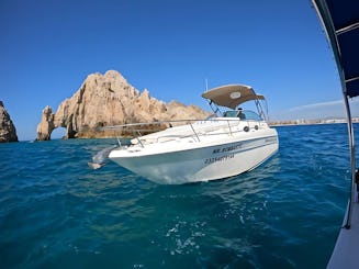 Cabo 29フィートプライベートヨット-シュノーケリングとスイムストップ付きクルーズ