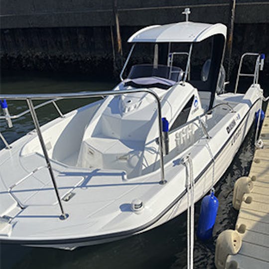 21ft YAMAHA SR-X Rental at Kisarazu, Chiba. Great Boat for Fishing and Cruising!