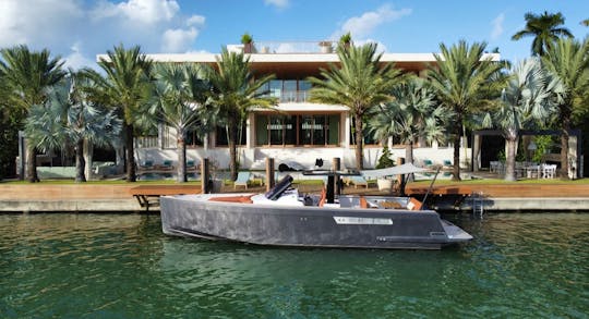 Discover Fjord 40 foot Elegance: Yacht Rental in Enchanting Miami Beach