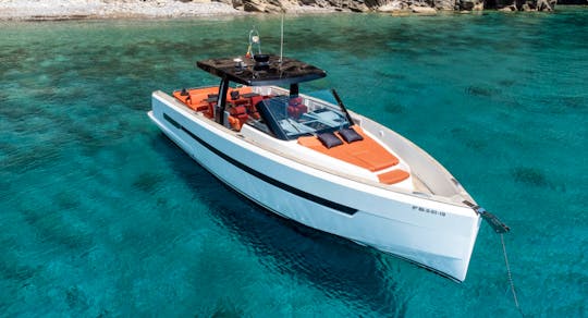 Fjord 48 Slice Motor Yacht Rental in Eivissa, Illes Balears
