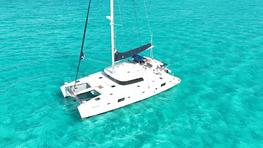 Location privée d'un catamaran de luxe de 60 pieds/Capacité 70 personnes